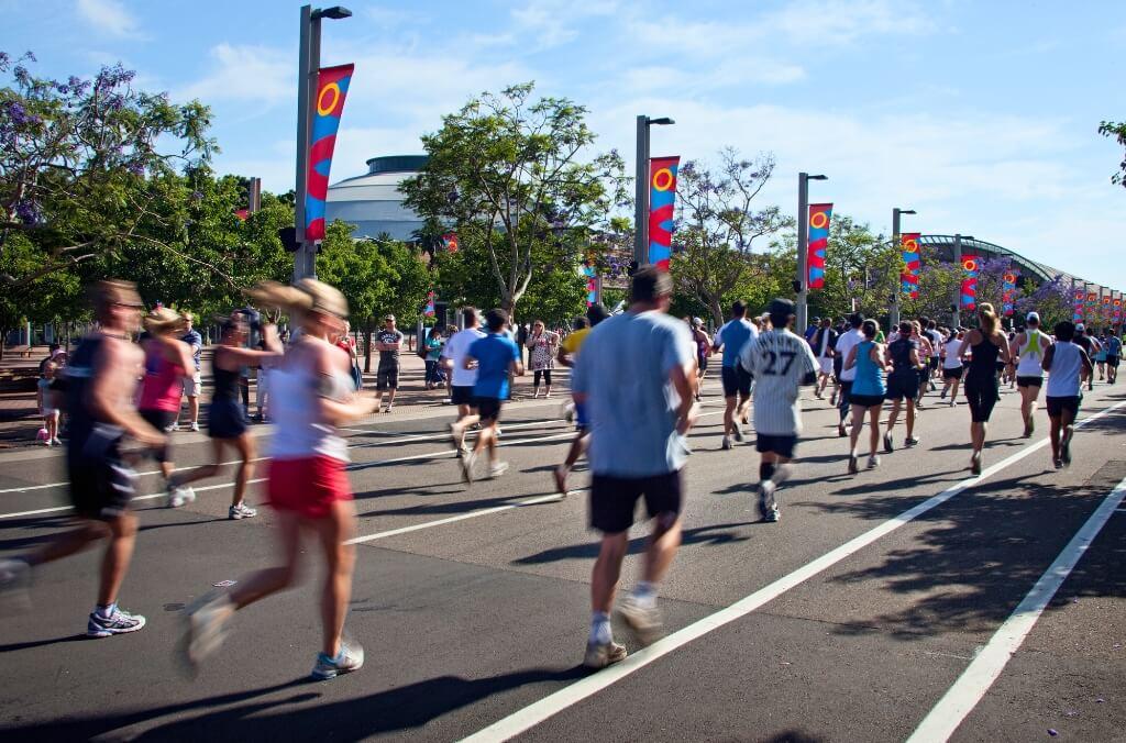 On-road events at Sydney Olympic Park