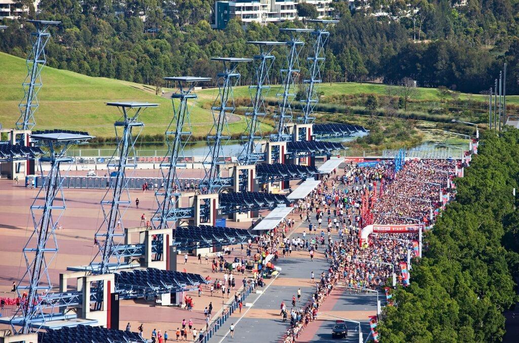 On-road events at Sydney Olympic Park
